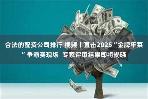 合法的配资公司排行 视频丨直击2025“金牌年菜”争霸赛现场  专家评审结果即将揭晓