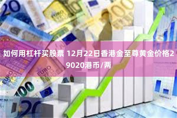 如何用杠杆买股票 12月22日香港金至尊黄金价格29020港币/两